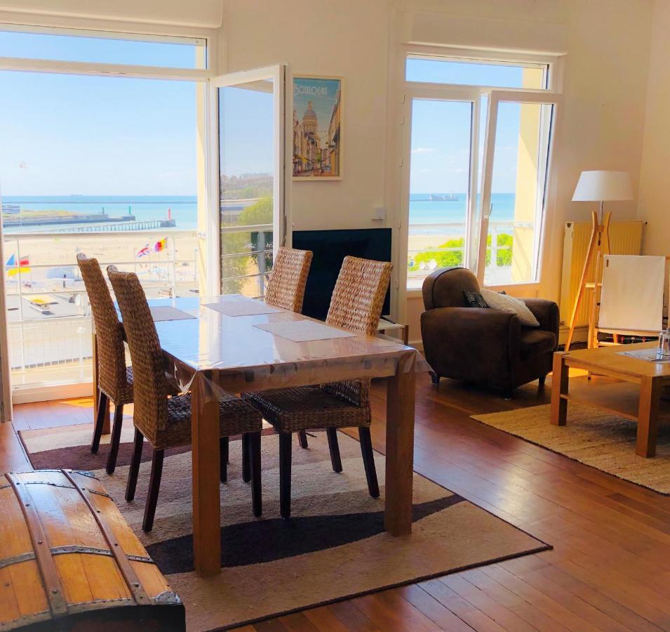 בולון-סור-מאר Bellevue -Appartement De Charme - Vue Imprenable Sur La Mer - Face A Nausicaa מראה חיצוני תמונה